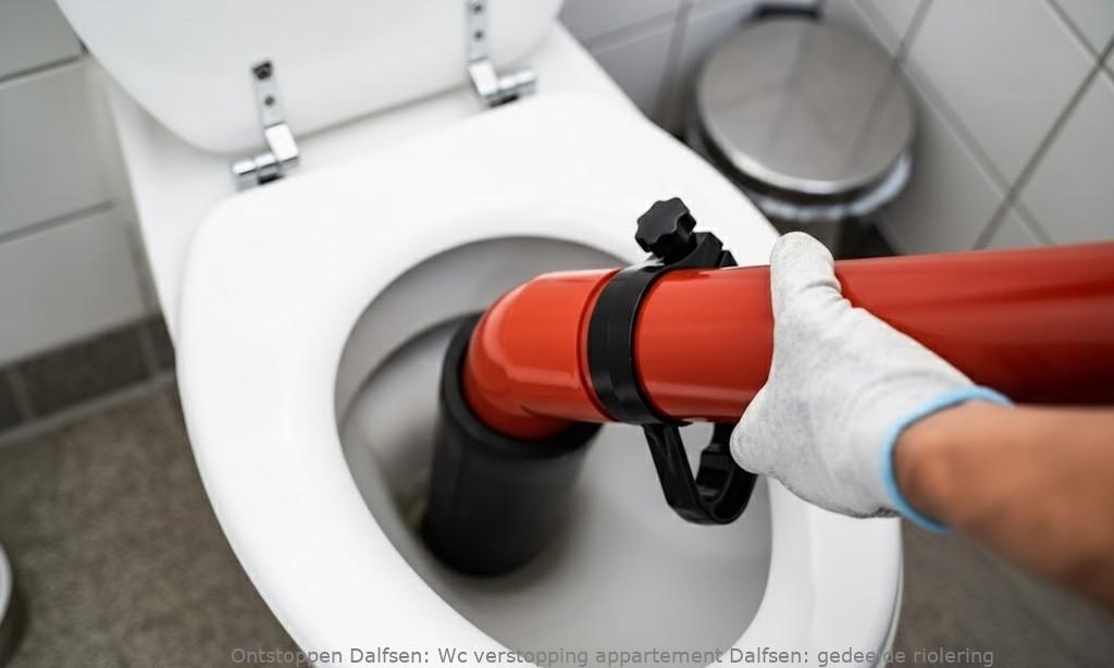 Wc verstopping appartement Dalfsen: gedeelde riolering